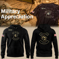 Colorado Buffaloes 2025 Military Appreciation Black Hoodie Colorado Buffaloes Merch Fan Gifts - Merchluma