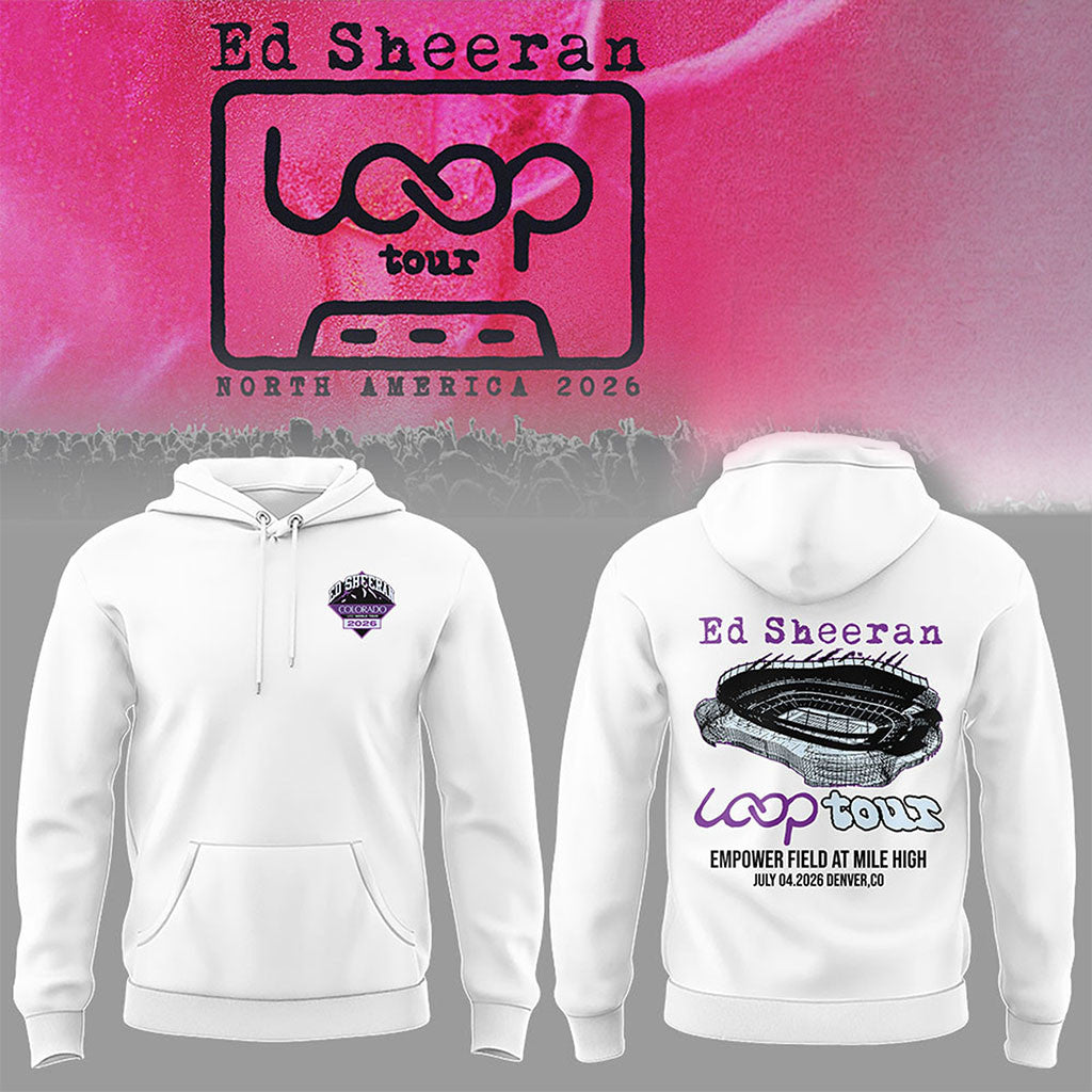 Ed Sheeran Loop Tour 2026 Denver CO Hoodie Ed Sheeran Merch Gift For Music Fans - Merchluma
