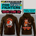 Foo Fighters X Cleveland Browns Take Cover Tour 2026 Hoodie Foo Fighters Merch Fan Gifts - Merchluma