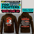 Foo Fighters X Cleveland Browns Take Cover Tour 2026 Hoodie Foo Fighters Merch Music Fan Gear - Merchluma