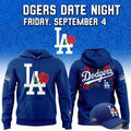Los Angeles Dodgers X Date Night 2026 Hoodie LA Dodgers Merch Present For Baseball Fans - Merchluma