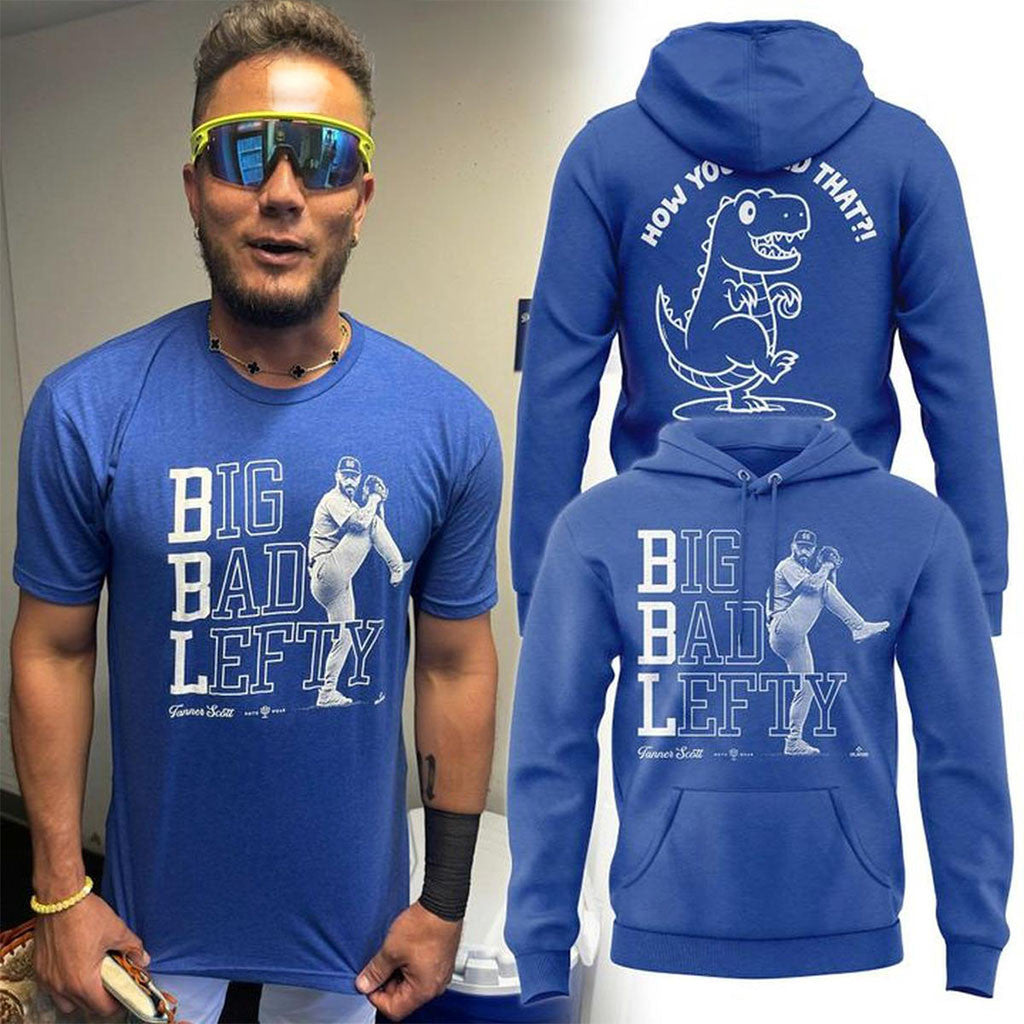 Los Angeles Dodgers Big Bad Lefty Hoodie LA Dodgers Merch 2026 Gift For Baseball Fans - Merchluma