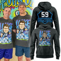 Carolina Panthers X Luke Kuechly 59 Hall Of Fame Class Of 2026 Hoodie Panthers Merch Fan Gifts - Merchluma