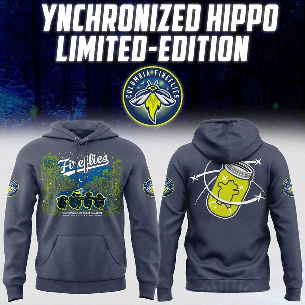 Columbia Fireflies X Synchronized Hippo 2026 Hoodie Columbia Fireflies Merch Gift For Fans - Merchluma