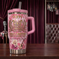 Dolly Parton 80th Anniversary Pink Tie-Dye Tumbler Queen Of Country Music Dolly Parton Merch - Merchluma