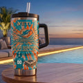 Miami Dolphins 60th Anniversary YETI Tumbler Miami Dolphins Merch Gift Ideas For Football Fans - Merchluma