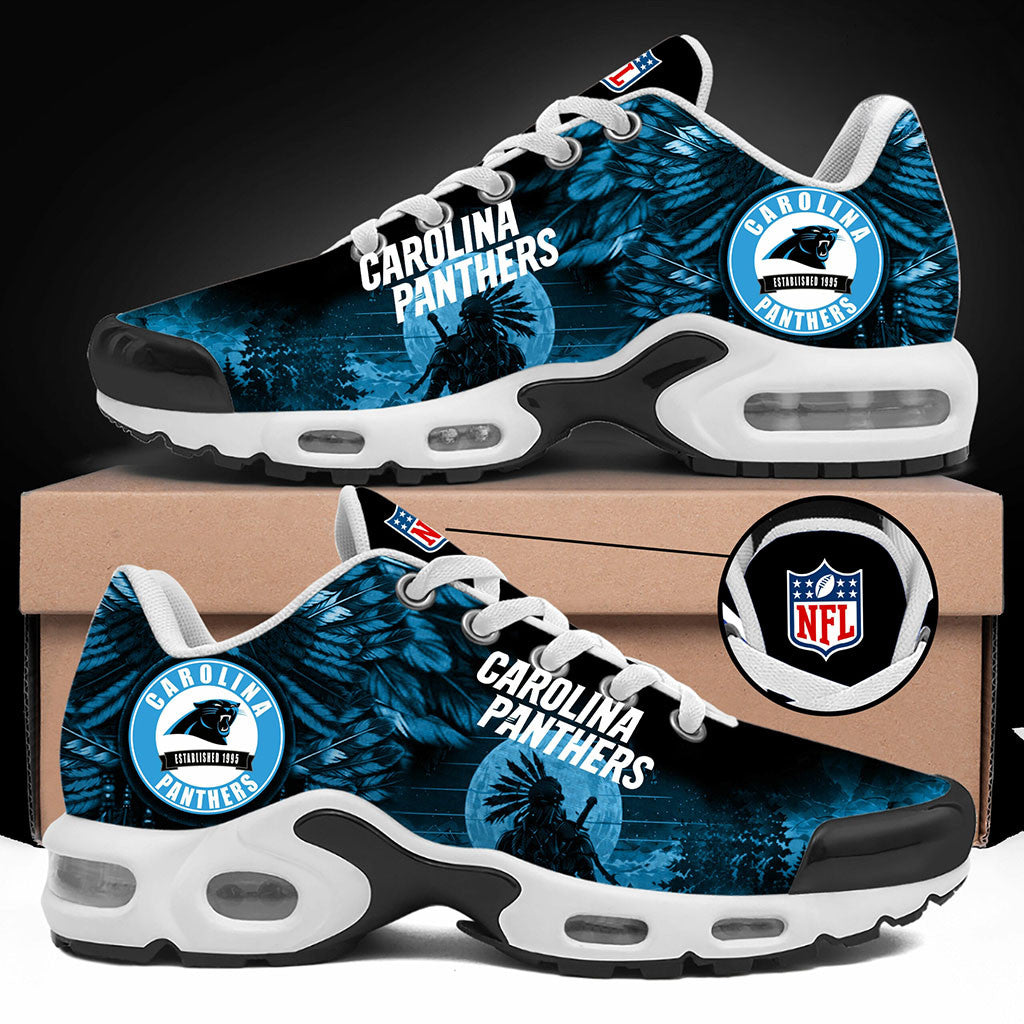Carolina Panthers Native Spirit Heritage Sneakers 2026 Panthers Merch Gift For Football Lovers - Merchluma
