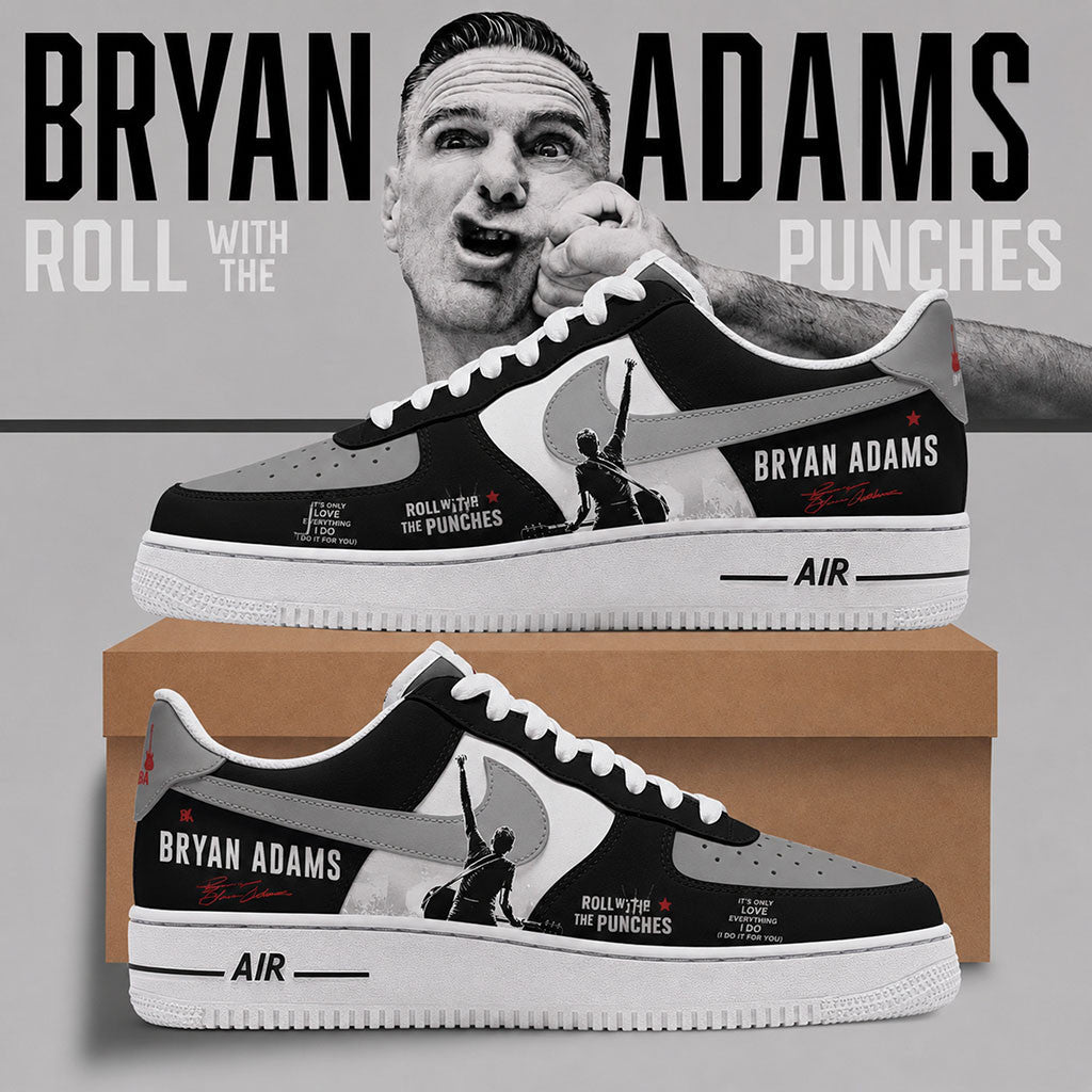 Bryan Adams Roll With The Punches Tour 2026 Sneakers Bryan Adams Merch Present For Fans - Merchluma