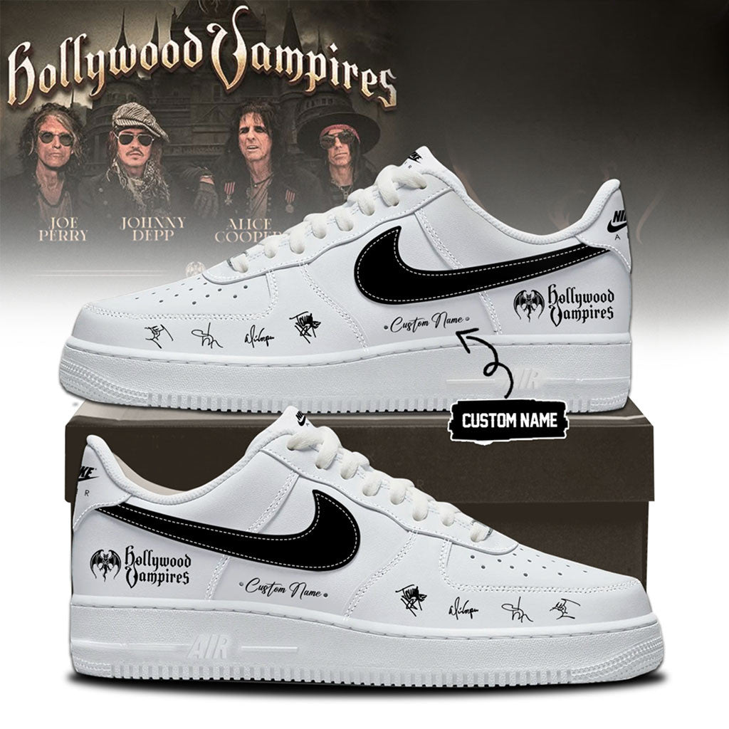 Personalized Hollywood Vampires Merch World Tour 2026 Signed Sneakers Best Gift For Brothers - Merchluma