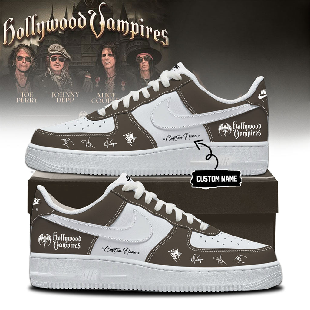 Personalized Hollywood Vampires Merch World Tour 2026 Signed Sneakers Present For Friends - Merchluma
