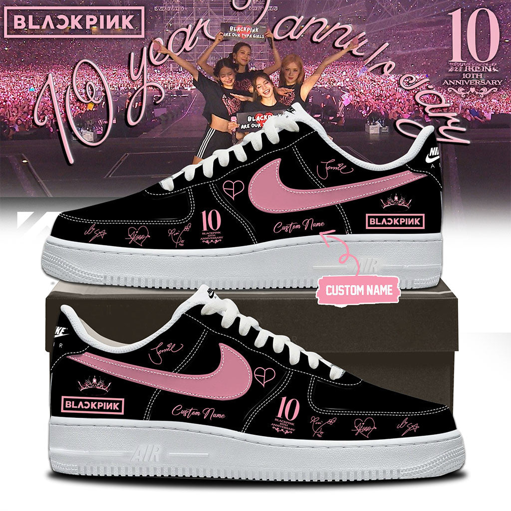 Personalized Blackpink Merch 2026 Blackpink 10th Anniversary Comeback Sneakers Kpop Fan Gifts - Merchluma
