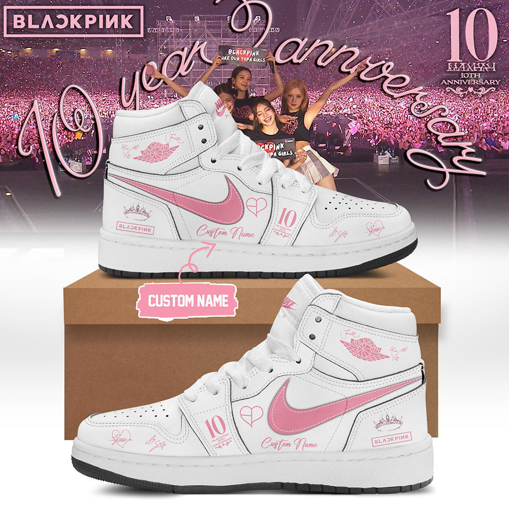 Custom Blackpink Merch 2026 BP 10th Anniversary Comeback Sneakers Kpop Fan Shoes Blink Gifts - Merchluma