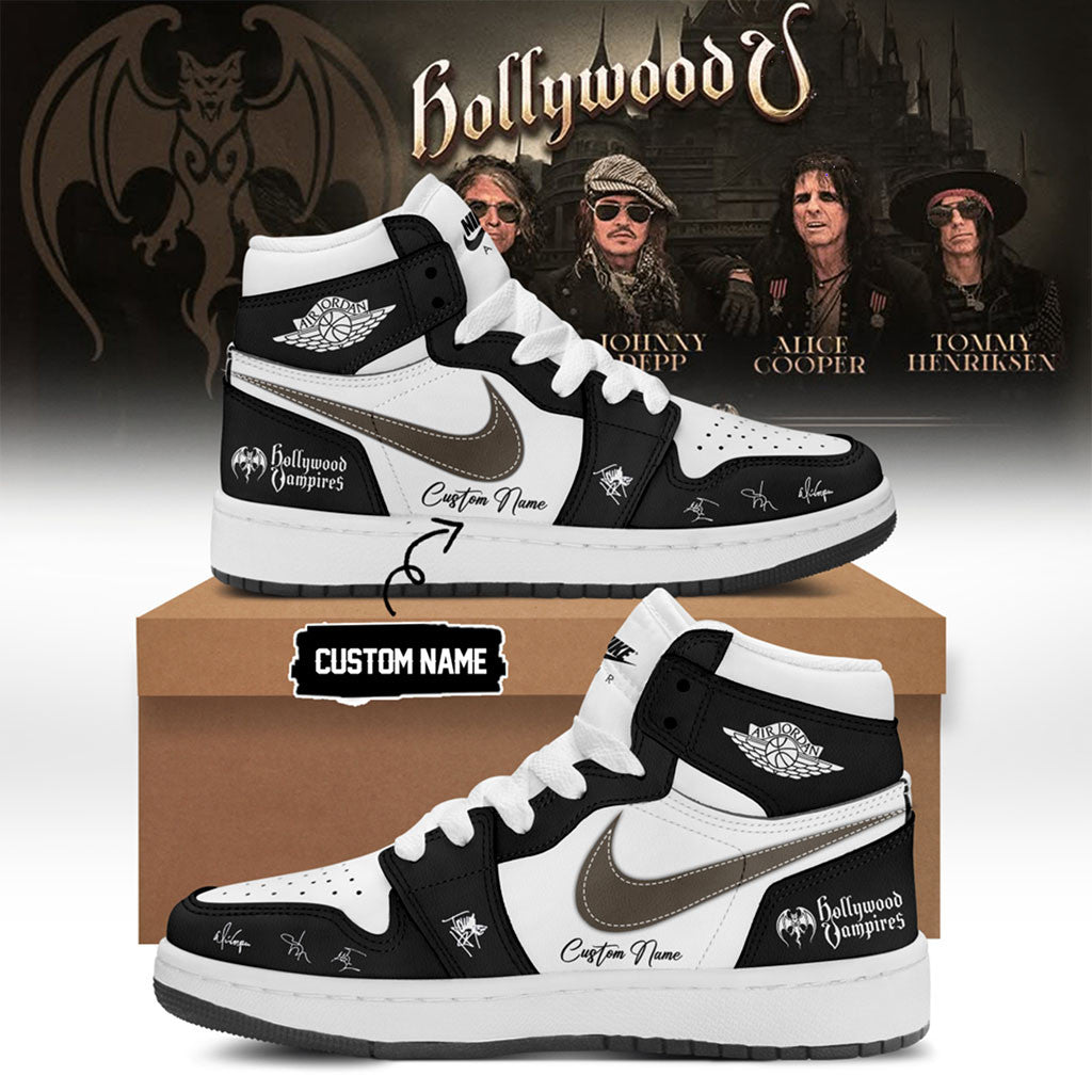 Personalized Hollywood Vampires Merch World Tour 2026 Signature Sneakers Gift For Music Fans - Merchluma