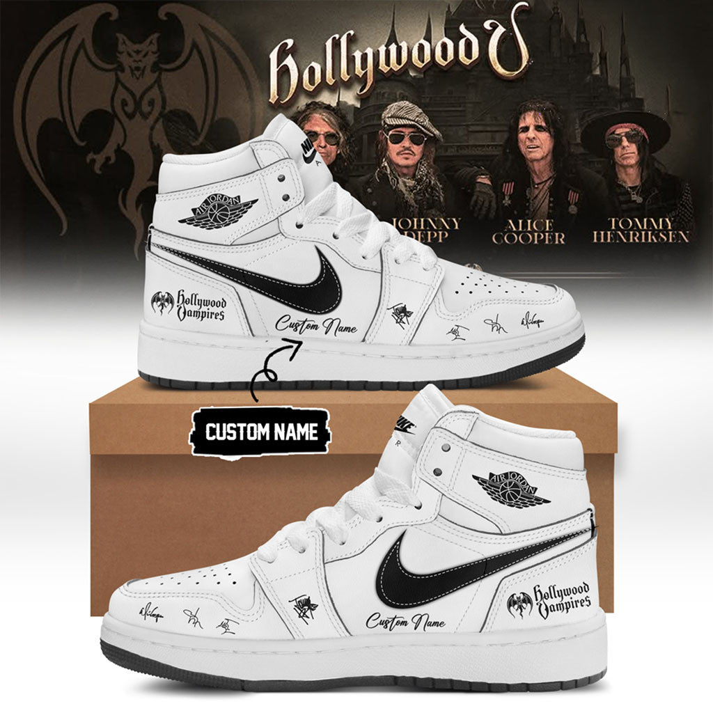 Personalized Hollywood Vampires Merch World Tour 2026 Signed Sneakers Gift Ideas For BFF - Merchluma
