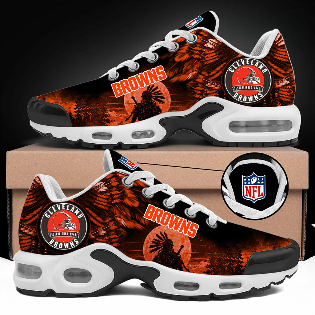 Cleveland Browns Native Spirit Heritage Shoes Sneakers 2026 Browns Merch Football Fan Gifts - Merchluma