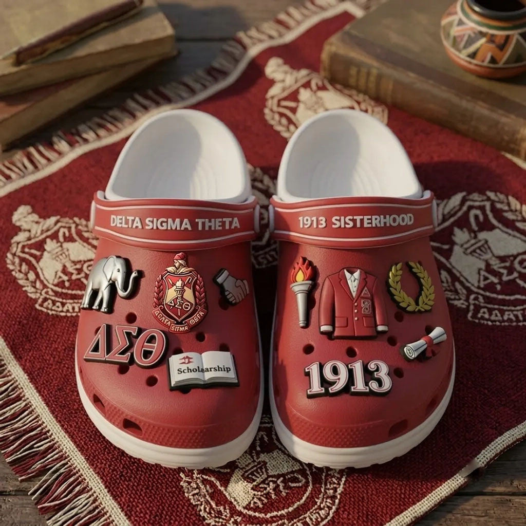 Delta Sigma Theta 1913 Sisterhood Crocs Birthday Gifts Ideas For Sisters - Merchluma