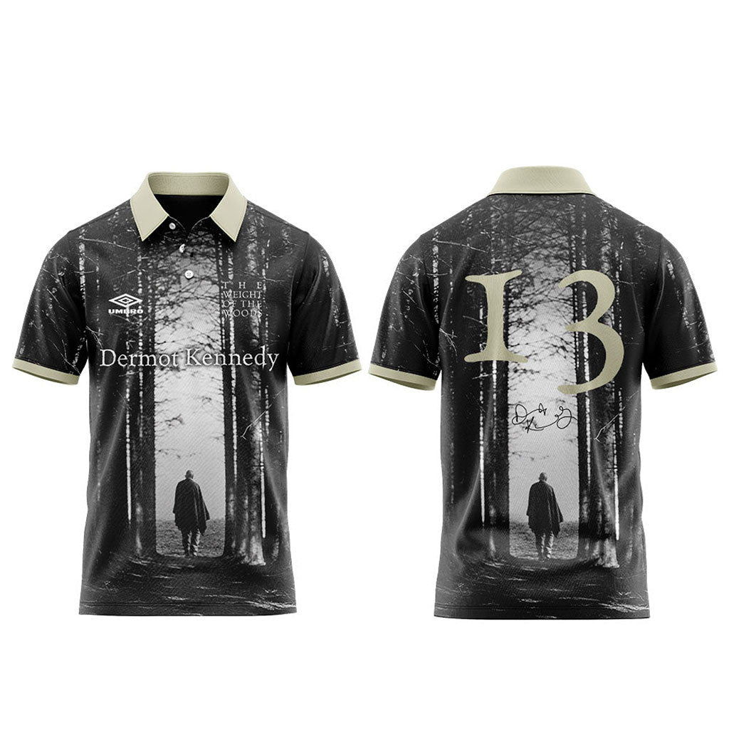 Dermot Kennedy The Weight Of The Woods Tour 2026 Polo Shirt Signature Dermot Kennedy Merch - Merchluma