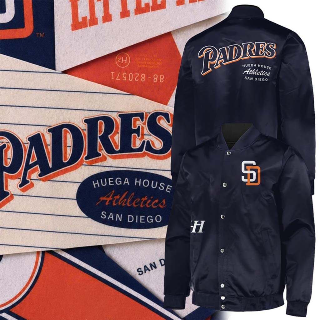San Diego Padres 2026 Huega House Baseball Jacket SD Padres Merch Gift For Fans - Merchluma