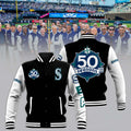 Seattle Mariners 50 Seasons Baseball Jacket Seattle Mariners Merch Gifts For Baseball Fans - Merchluma