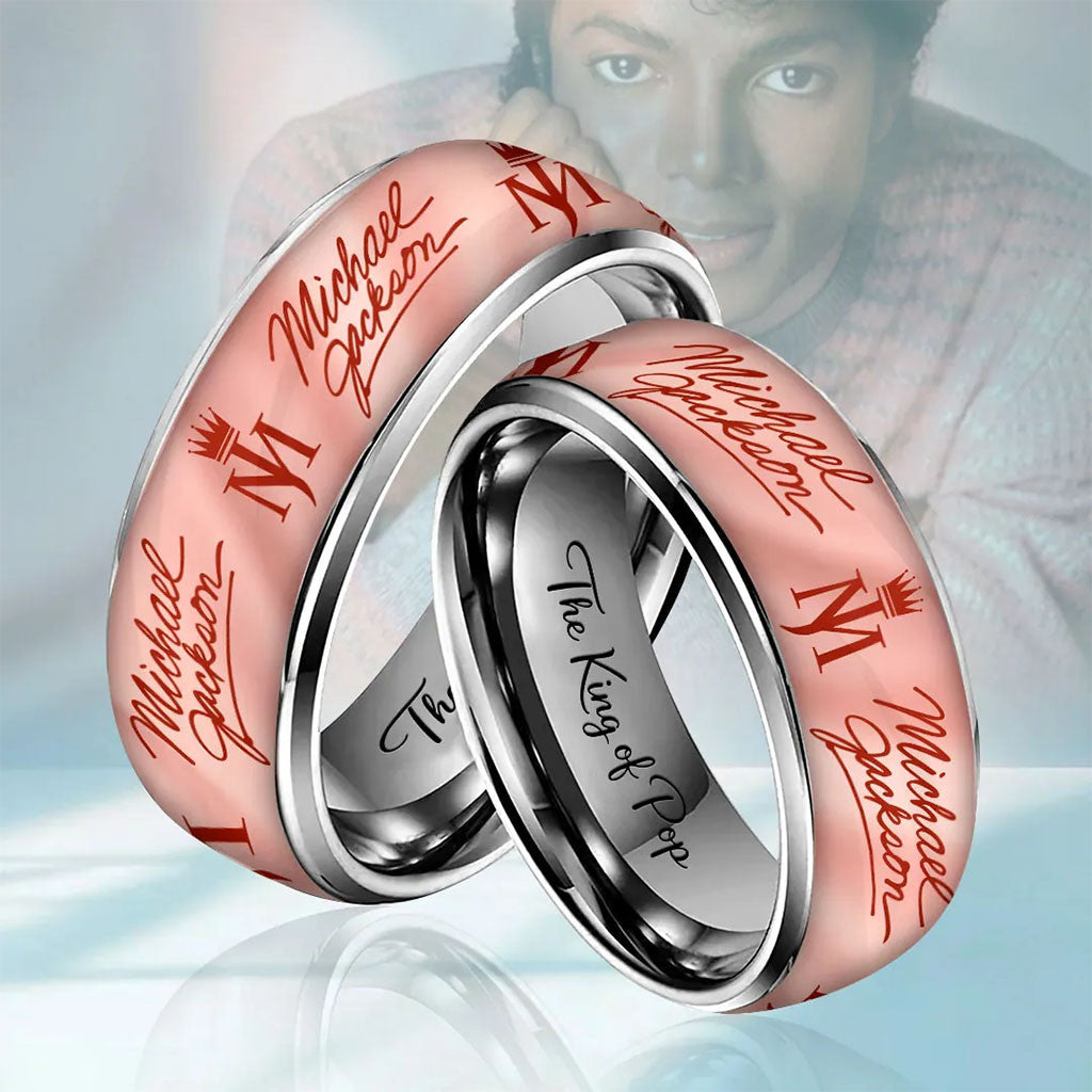 Michael Jackson Merch The King Of Pop Michael Jackson Ring Cool Gifts For Music Lovers - Merchluma