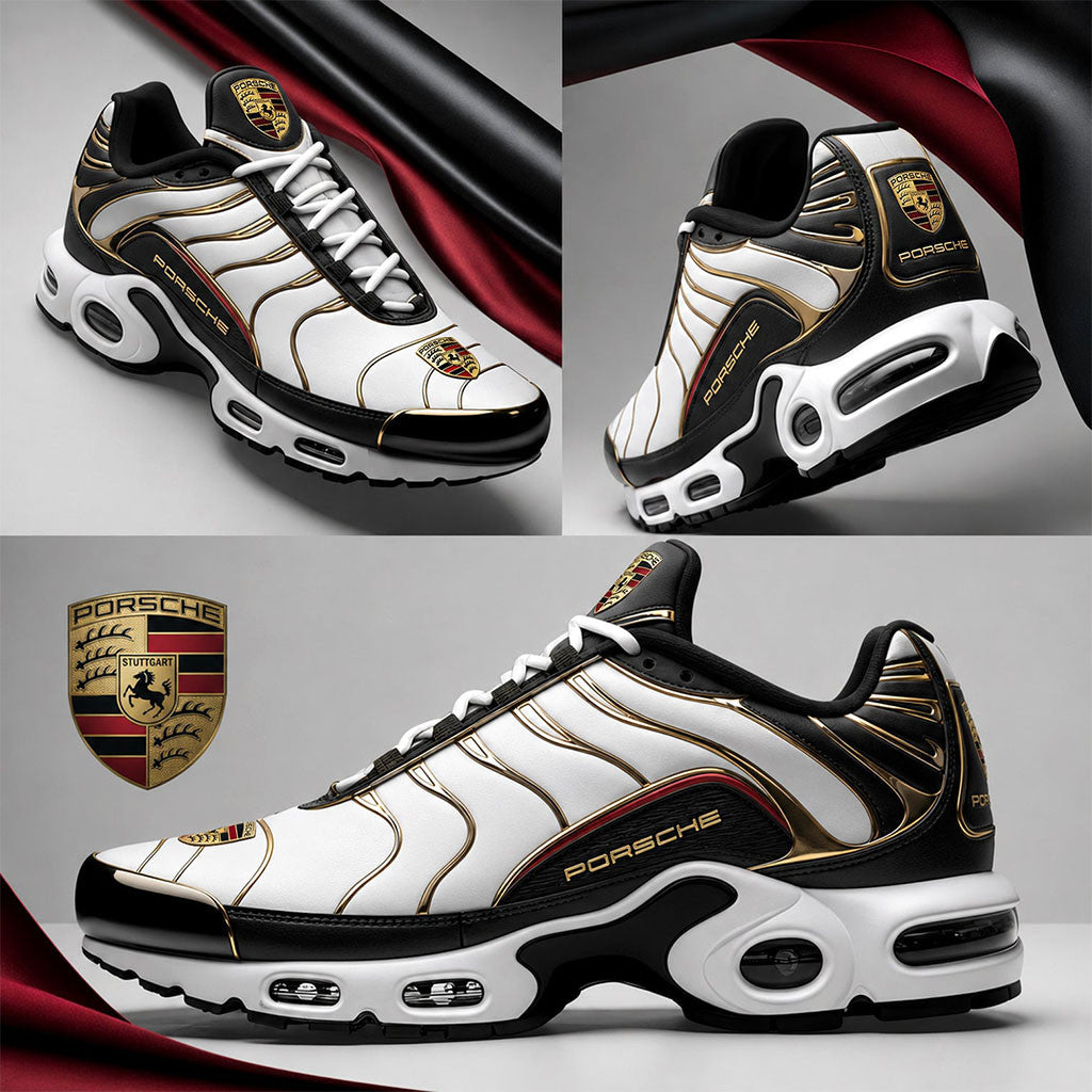 Pors Racing Sneakers Sport Fashion Shoes Gifts For Motorsport Lovers - Merchluma