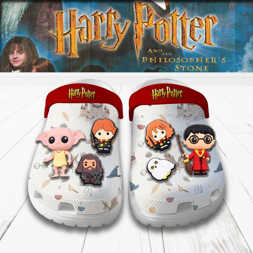 Harry Potter 25th Anniversary Clogs Hogwarts Castle Magical Harry Potter Merch Fan Gifts - Merchluma