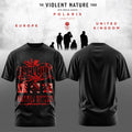 I Prevail The Violent Nature Tour 2026 T-Shirt I Prevail Merch Gifts For Rock Music Lovers - Merchluma