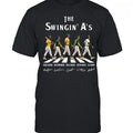 Oakland Athletics Swingin A's Abbey Road T-Shirt Oakland Baseball Legends Merch Fan Gifts - Merchluma