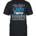 Yes I'm Old But I Saw Detroit Lions Greatness T-Shirt Legends Signed Detroit Lions Merch - Merchluma