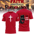 Ohio State Buckeyes Faith Family Football 2026 T-Shirt Buckeyes Merch Gift For Fans - Merchluma