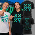 Indiana Fever X Sophie Cunningham Thank You Sophie For Speaking Up For Girls Black T-Shirt - Merchluma