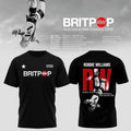 Robbie Williams Britpop AU NZ Tour 2026 T-Shirt Robbie Williams Merch Gift For Music Lovers - Merchluma