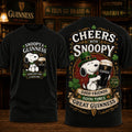 Snoopy X Guinness Beer T-Shirt Cheers With Snoopy Shirt Gift For Beer Lovers - Merchluma
