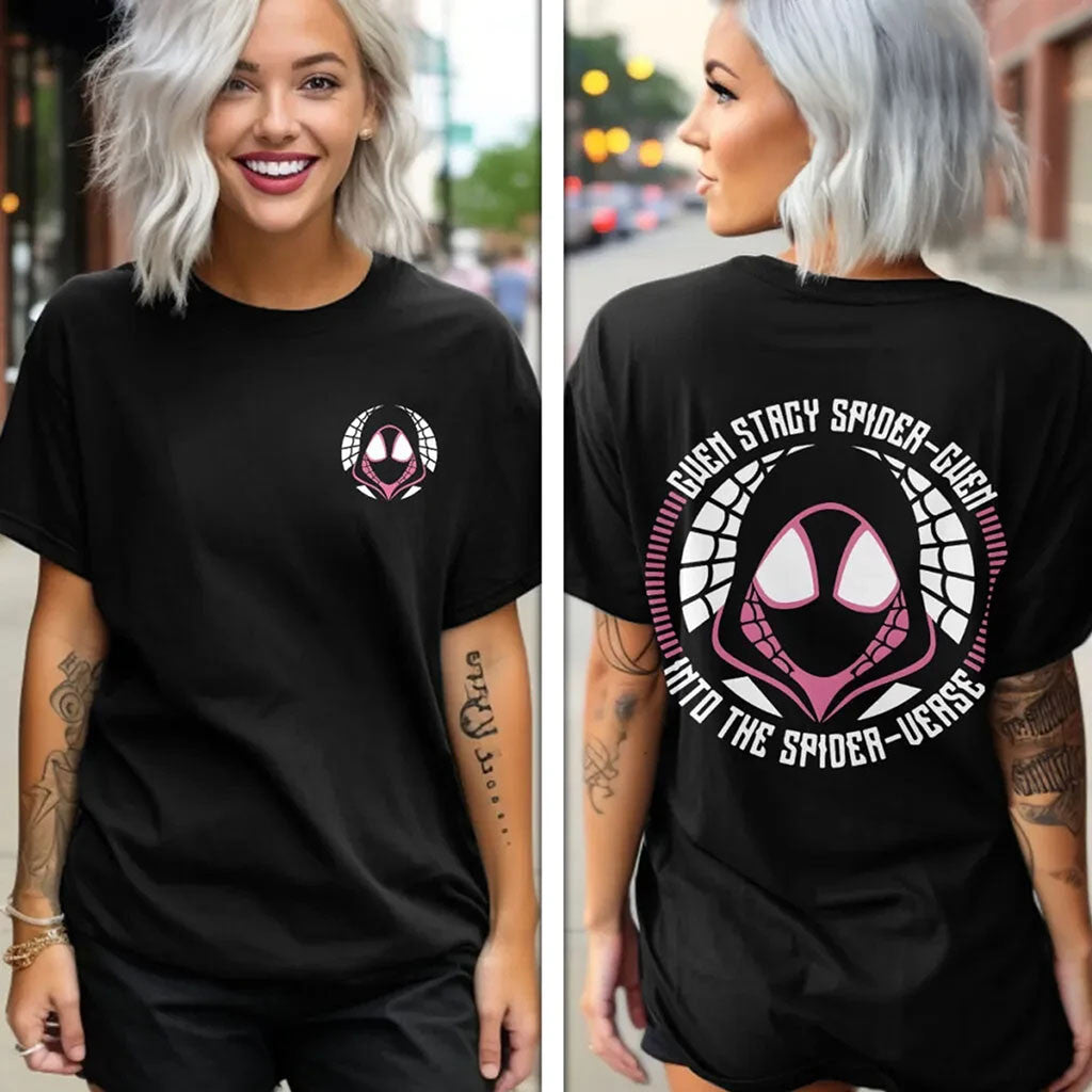 Spider-Man Spider-Gwen T-Shirt Spider-Man Merch Gift Ideas For Superhero Fans - Merchluma