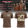 Mayday Parade 2026 Tour Dates Graphic T-Shirt It's Fine Shirt Mayday Parade Merch Fan Gifts - Merchluma