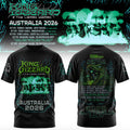 King Gizzard And The Lizard Wizard Merch Australia Tour 2026 T-Shirt Music Concert Outfits - Merchluma