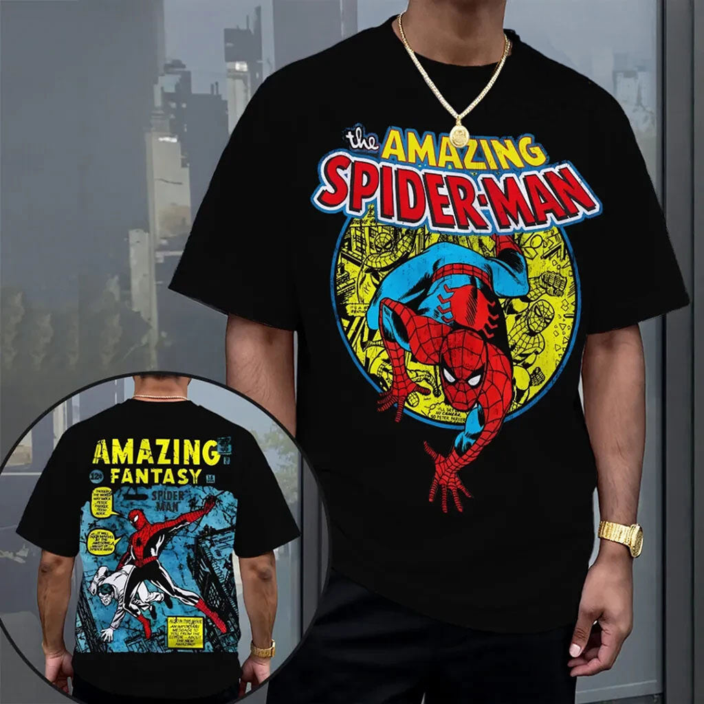 Marvel The Amazing Spider-Man T-Shirt Spider-Man Superhero Merch Gift For Brothers - Merchluma