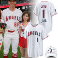 Los Angeles Angels KiiiKiii #1 Jiyu Baseball Jersey 2026 KiiiKiii Tour Merch Gift For Fans - Merchluma