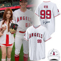 Los Angeles Angels KiiiKiii #99 Kya Baseball Jersey 2026 KiiiKiii Tour Merch Fan Present - Merchluma