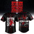 System Of A Down Australia & New Zealand Tour 2027 Baseball Jersey - Merchluma