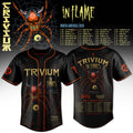 Trivium North America Tour 2026 Baseball Jersey Trivium In Flames Merch Gift For Music Fans - Merchluma