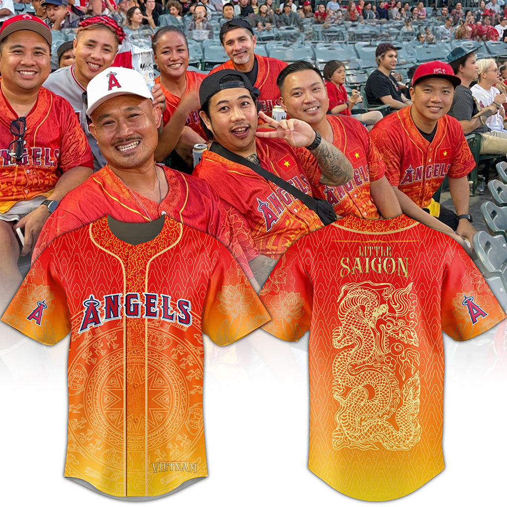Los Angeles Angels Vietnamese Heritage Jersey 2026 Little Saigon Jersey LA Angels Merch - Merchluma
