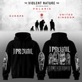 I Prevail The Violent Nature Tour 2026 Tour Hoodie I Prevail Merch Gift Ideas for Band Fans - Merchluma