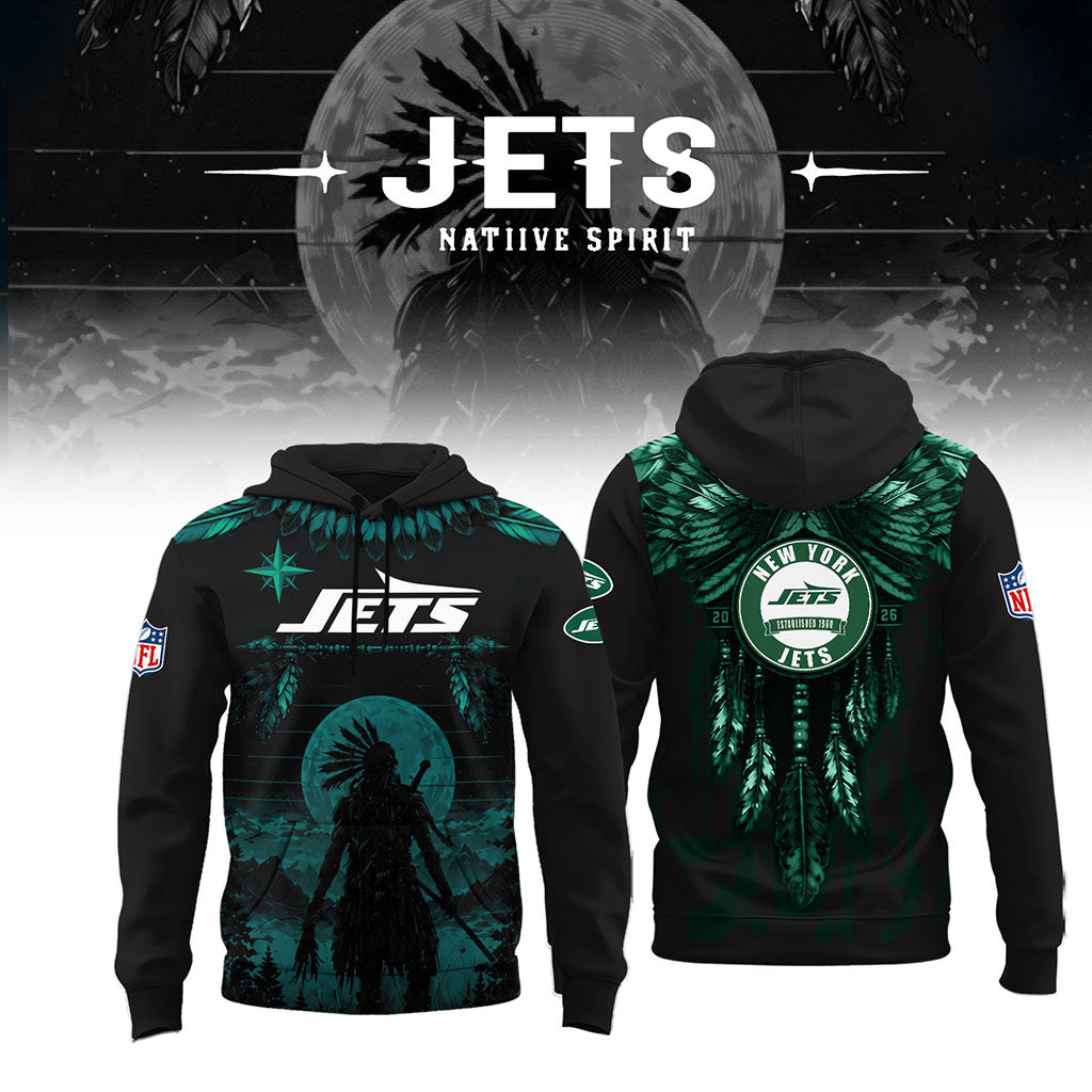 New York Jets Native Spirit Heritage Hoodie 2026 NY Jets Merch Present For Football Fans - Merchluma