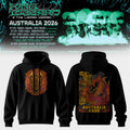 King Gizzard And The Lizard Wizard Merch Australia Tour 2026 Hoodie Gift For Rock Band Fans - Merchluma