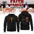 Texas Longhorns Faith Family Football 2026 Hoodie Texas Longhorns Merch Gift For Football Fans - Merchluma