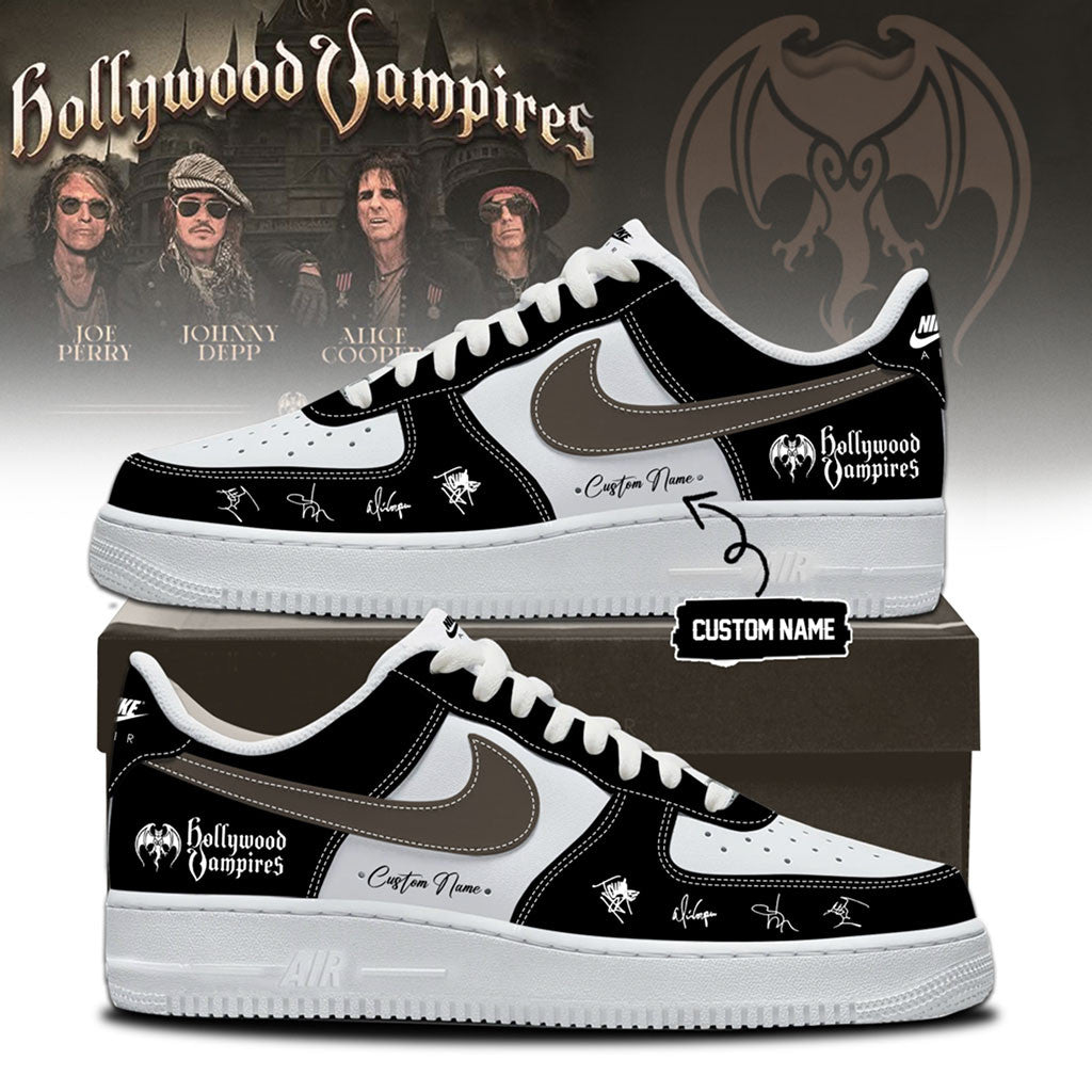 Custom Hollywood Vampires World Tour 2026 Signed Sneakers Hollywood Vampires Merch Fan Gifts - Merchluma