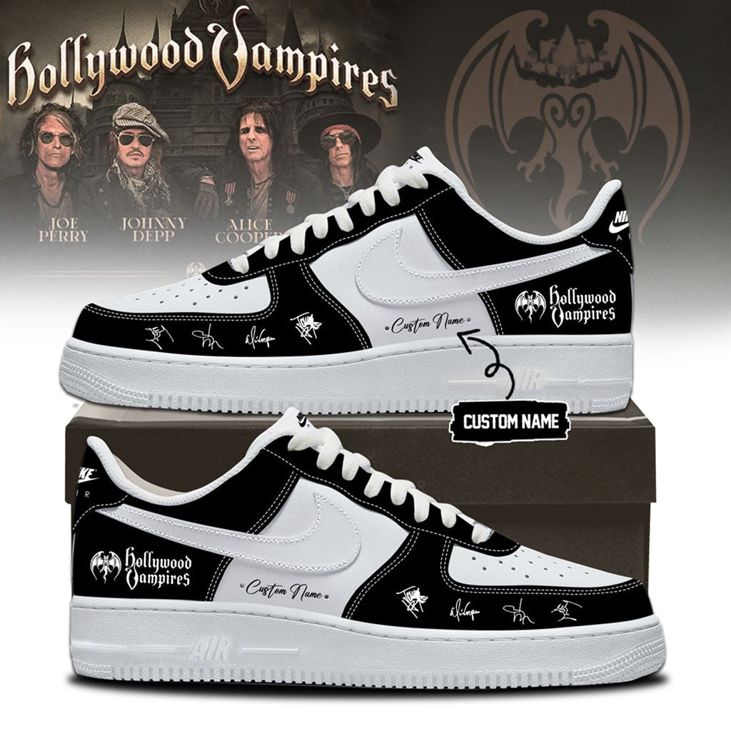 Personalized Hollywood Vampires Merch World Tour 2026 Signed Sneakers Present For Fans - Merchluma