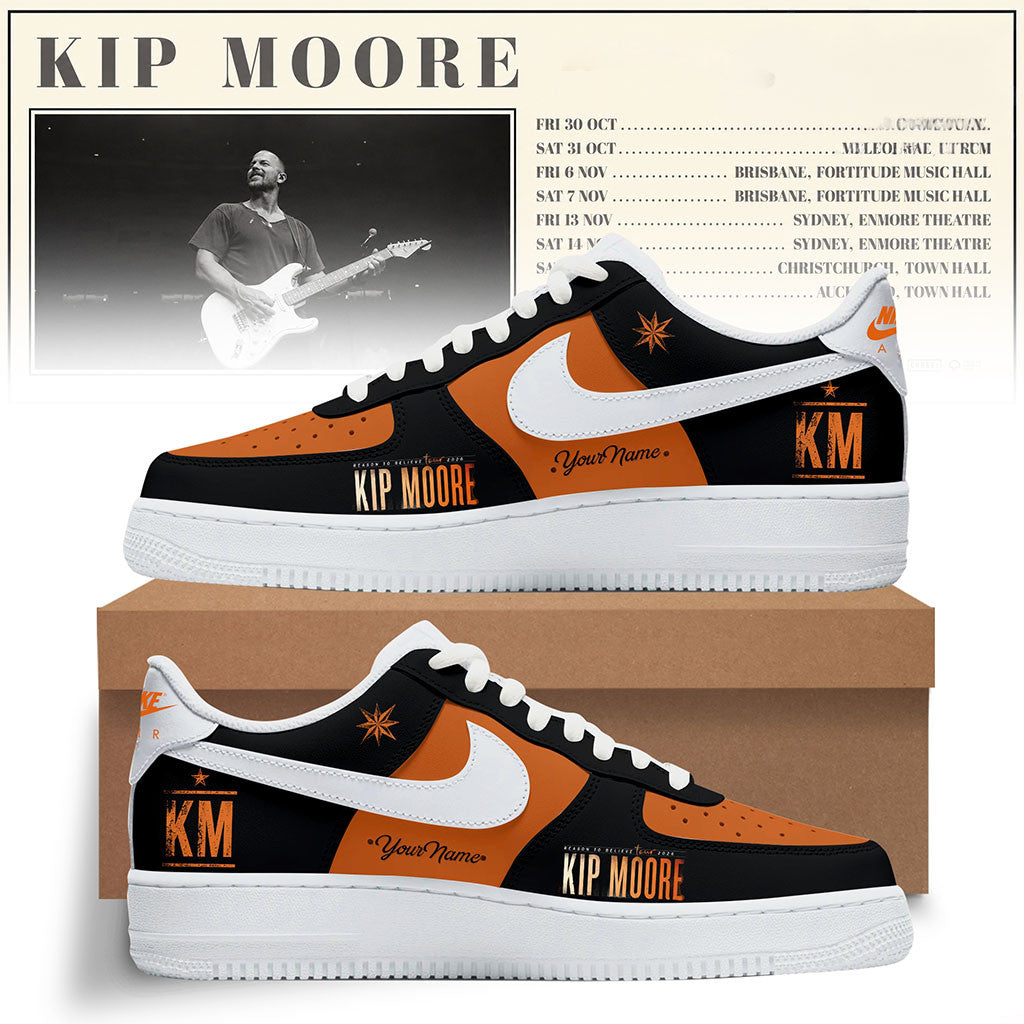 Personalized Kip Moore Reason To Believe Tour 2026 Sneakers Kip Moore Merch Music Fan Gifts - Merchluma