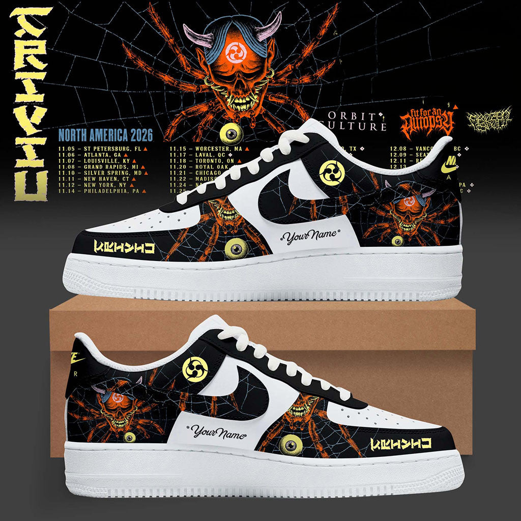 Personalized Trivium North America Tour 2026 Sneakers Trivium Merch Best Gift For Fans - Merchluma